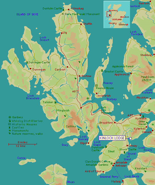 Map of Skye
